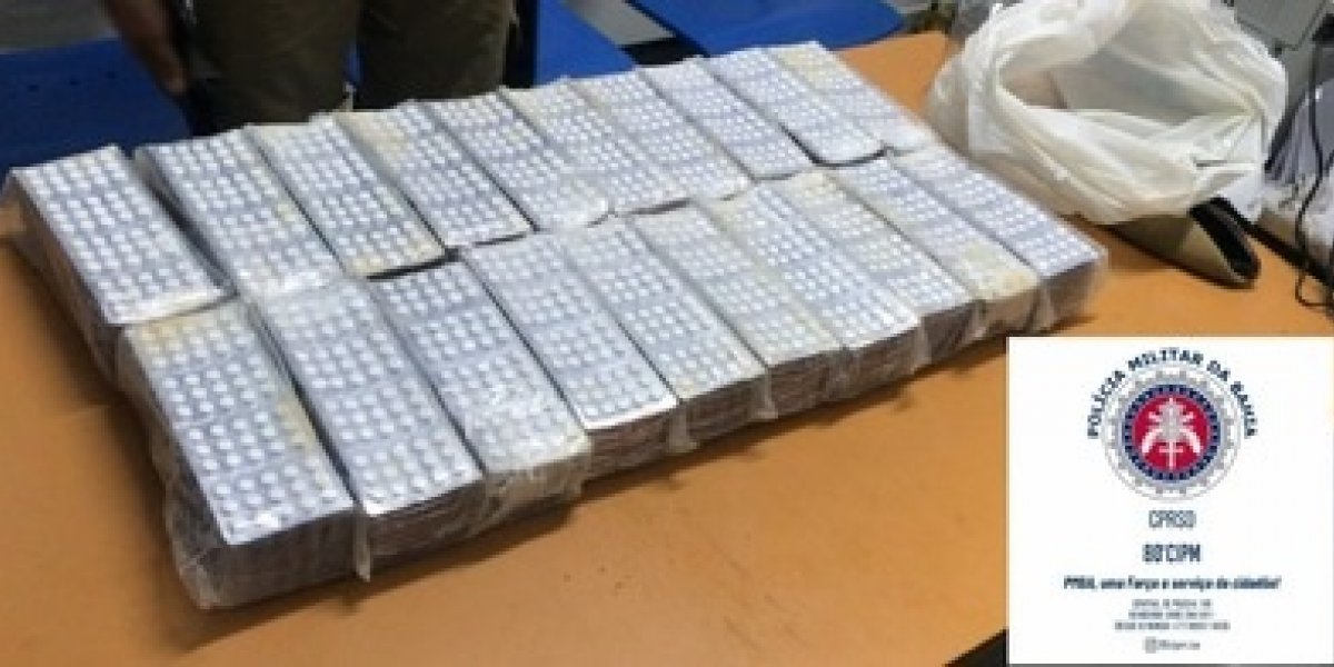 PM captura homem com 15 mil comprimidos de rebite em Encruzilhada