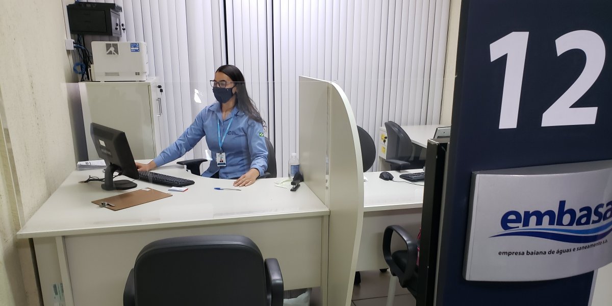 Embasa só atenderá usuários que apresentarem comprovante de vacinação