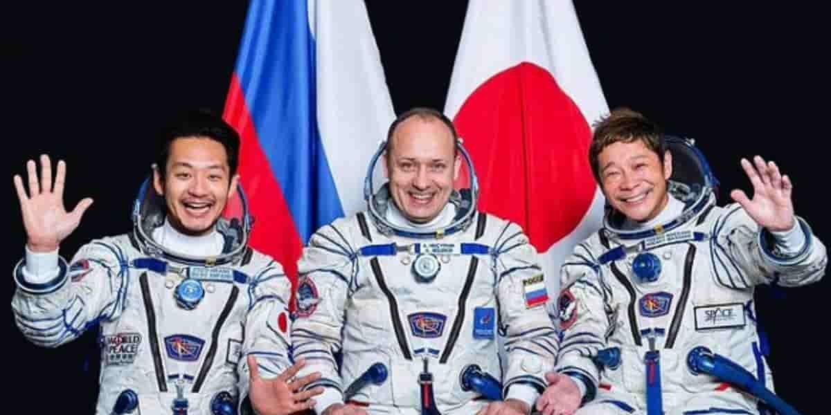 Bilionário japonês retorna à Terra após 'rolê' em Estação Espacial russa