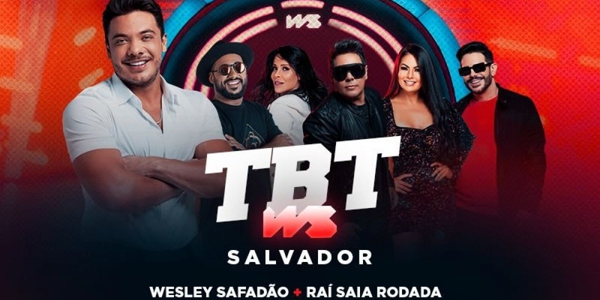 Salvador recebe show de Safadão, Calcinha Preta e Raí Saia Rodada em janeiro