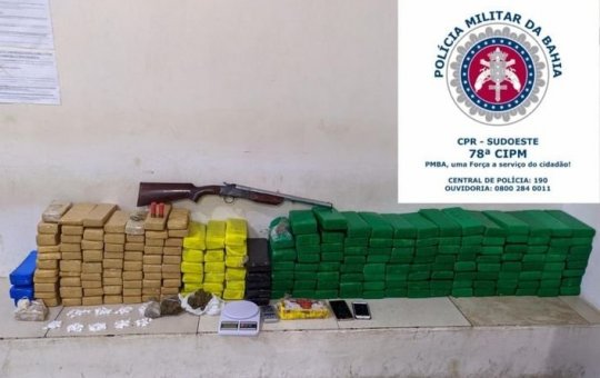 Polícia prende casal com 200kg de maconha em Vitória da Conquista