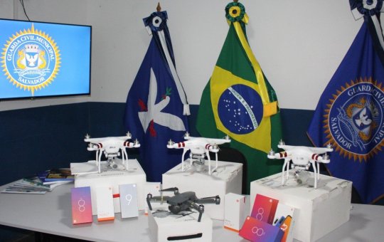 Guarda Municipal ganha novos drone para aperfeiçoar trabalho nas missões
