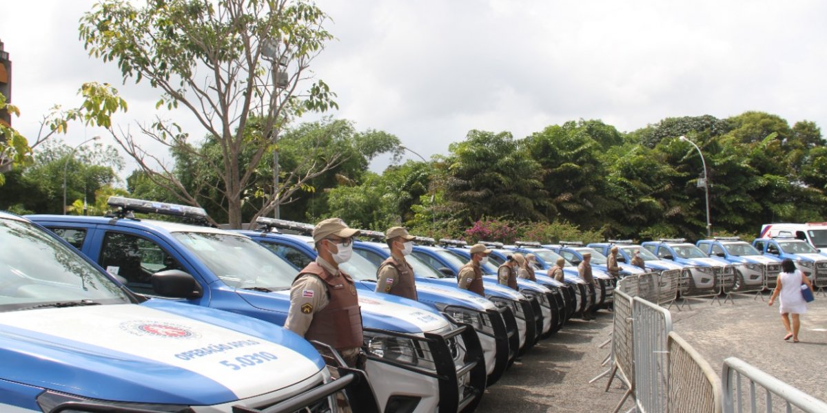 Governo do Estado entrega novas viaturas para a Polícia Militar