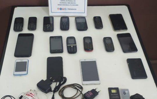 Batalhão de Guardas impede entrada de 16 celulares no Presídio Lemos Brito