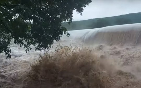 Por conta das chuvas, 10 barragens estão em estado de alerta