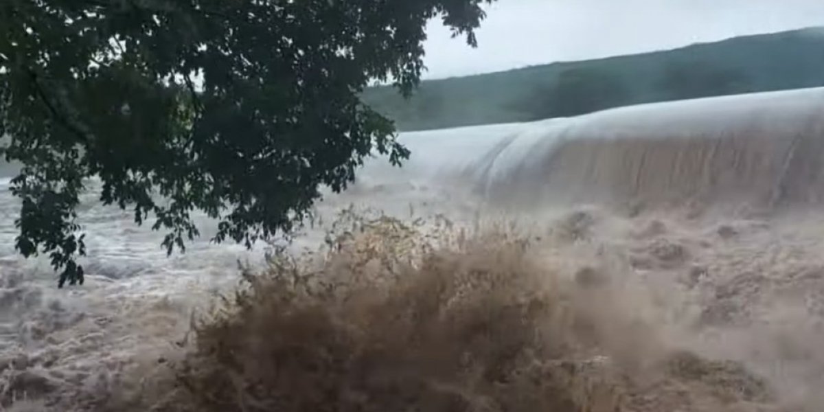 Por conta das chuvas, 10 barragens estão em estado de alerta