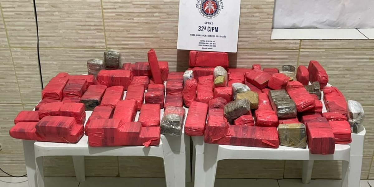 Quase 30 quilos de maconha são apreendidos em Pojuca