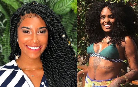 Assumidas, 'A Dama do Pagode' e blogueira baiana postam vídeo juntas