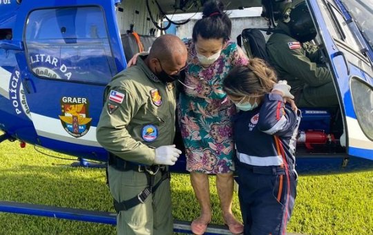 Quatro idosas são socorridas pelo Graer em Itabuna