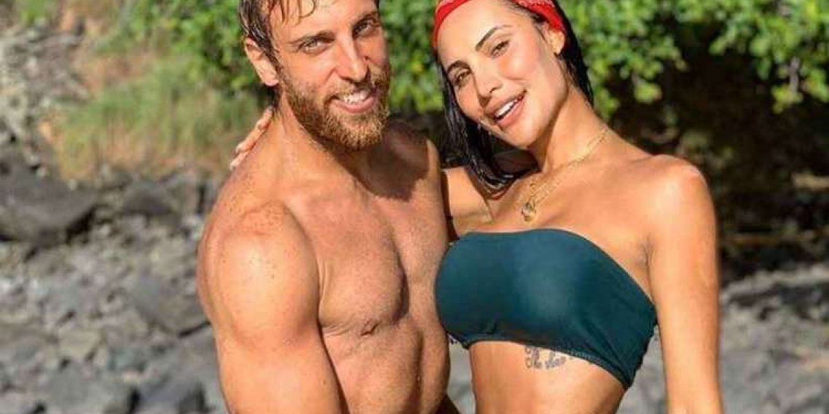 Relacionamento Aberto: Aline Mineiro e Leo Lins protagonizam pegação em festa