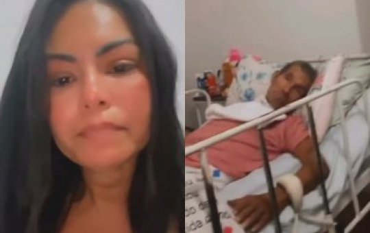 Vocalista da Calcinha Preta faz apelo ao mostrar pai acamado: “preciso de ajuda”