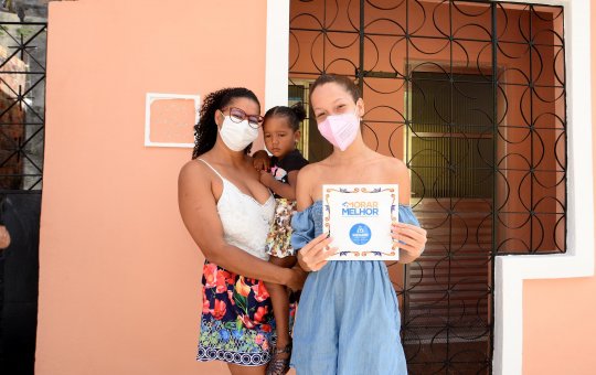 Mais 100 famílias de Vila Canária, em Salvador, são beneficias pelo Morar Melhor
