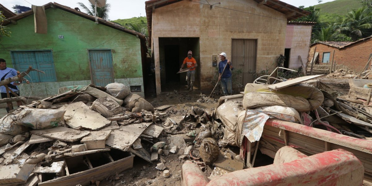 Chuva: Bahia tem 164 cidades em estado de emergência e 822 mil pessoas afetadas