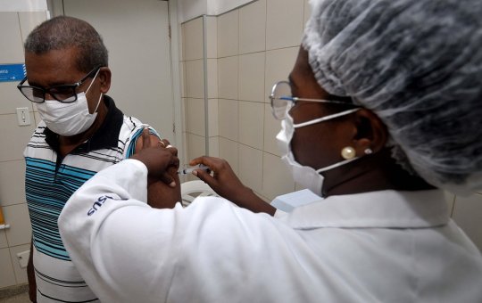 Gripe: Vacinação será exclusiva para idosos neste sábado (8)