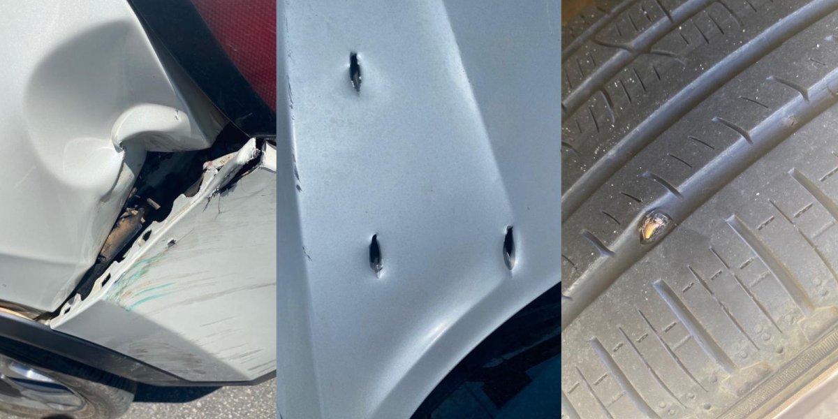 Policial tem carro alvejado ao entrar no Planeta dos Macacos