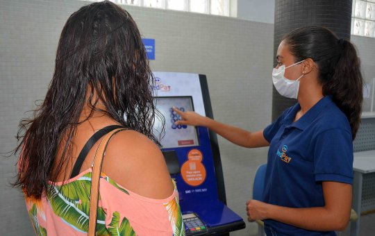 Sefaz permite pagamento de débitos com cartão por totem de autoatendimento