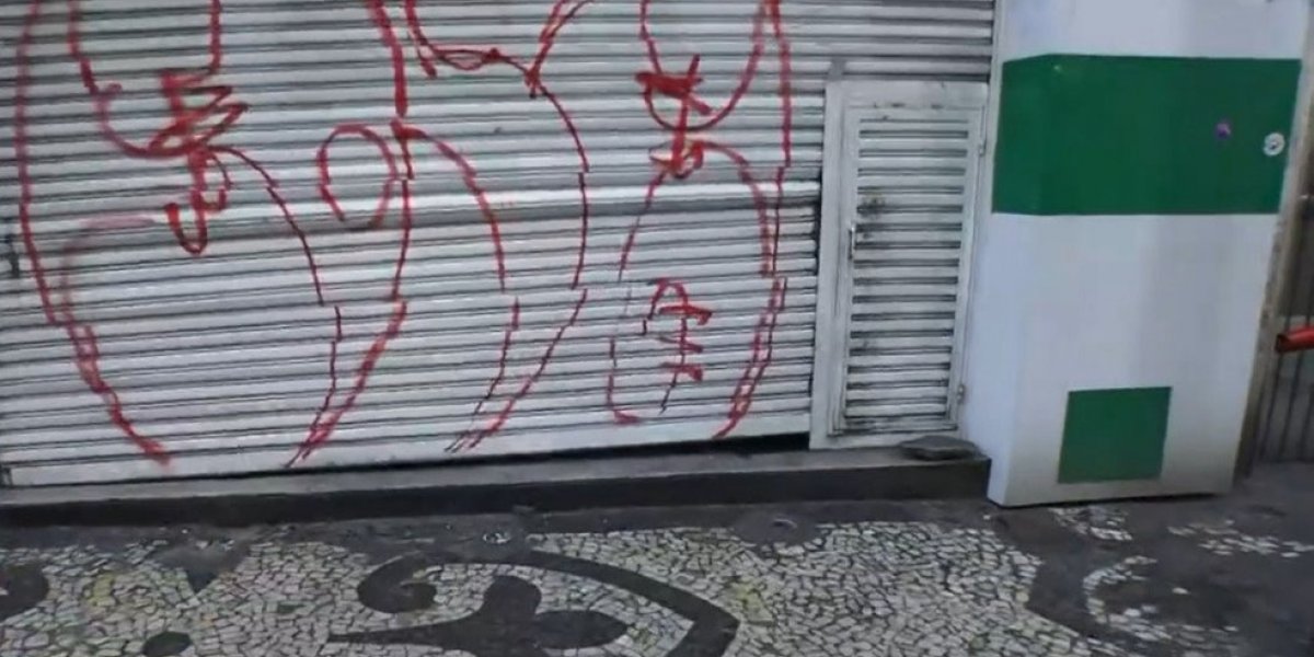 Clínica e loja 'armarinho' são arrombadas na Rua Carlos Gomes