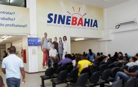 SineBahia tem 32 vagas de trabalho nesta segunda-feira (17)