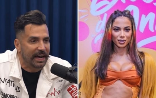 Latino afirma que teve vontade de “arrebentar Anitta na porrada”