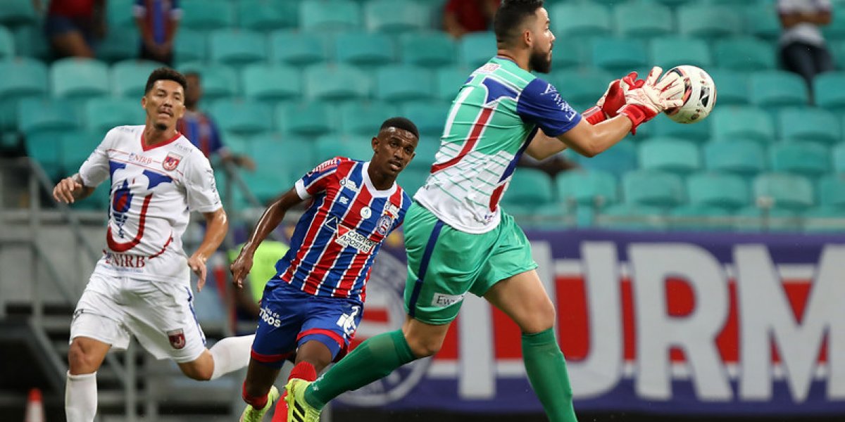 “Sentimento amargo”, diz goleiro do Unirb após empate com o Bahia