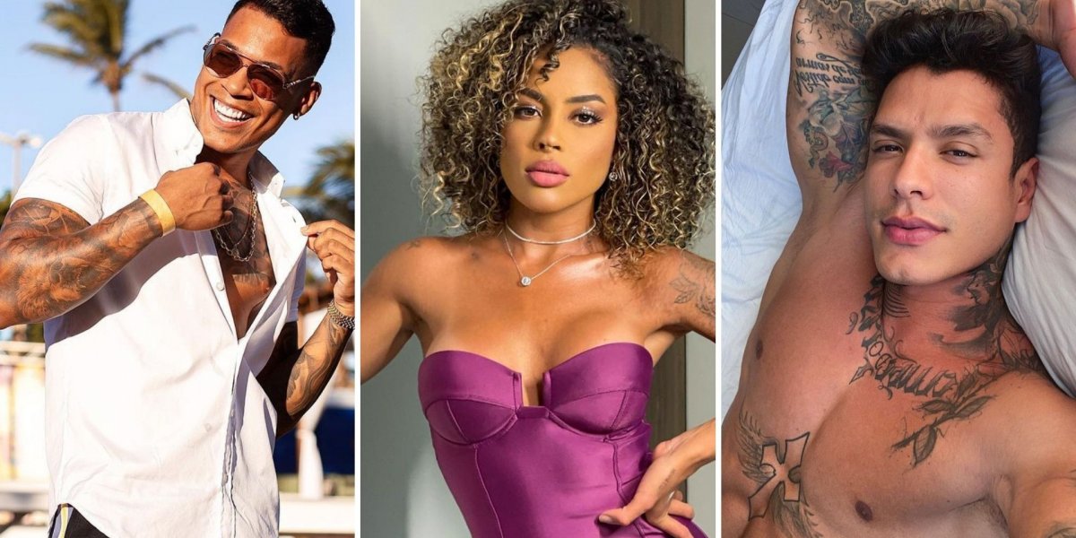 Sthe Matos beija ‘crush’ de Anitta na frente dos ex-namorados em festa