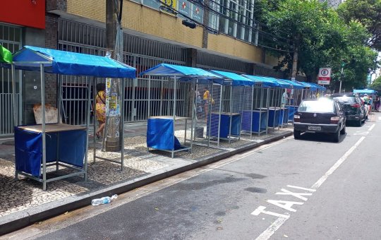 Semop realiza ação de ordenamento na Avenida Sete