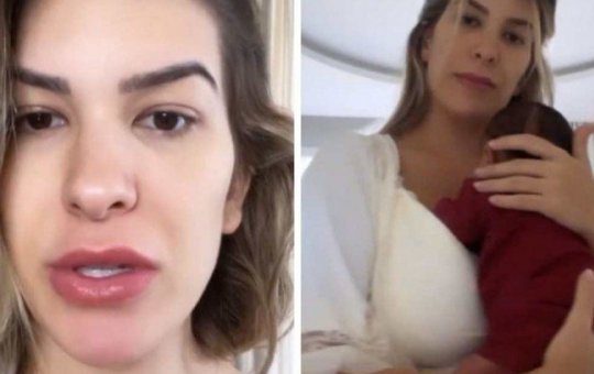 Nas redes sociais, Lore Improta se queixa de dores nas mamas