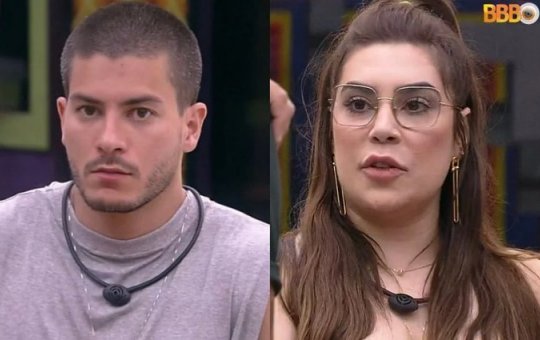 “Quem ama trai?”, questiona Naiara a Arthur Aguiar no BBB22