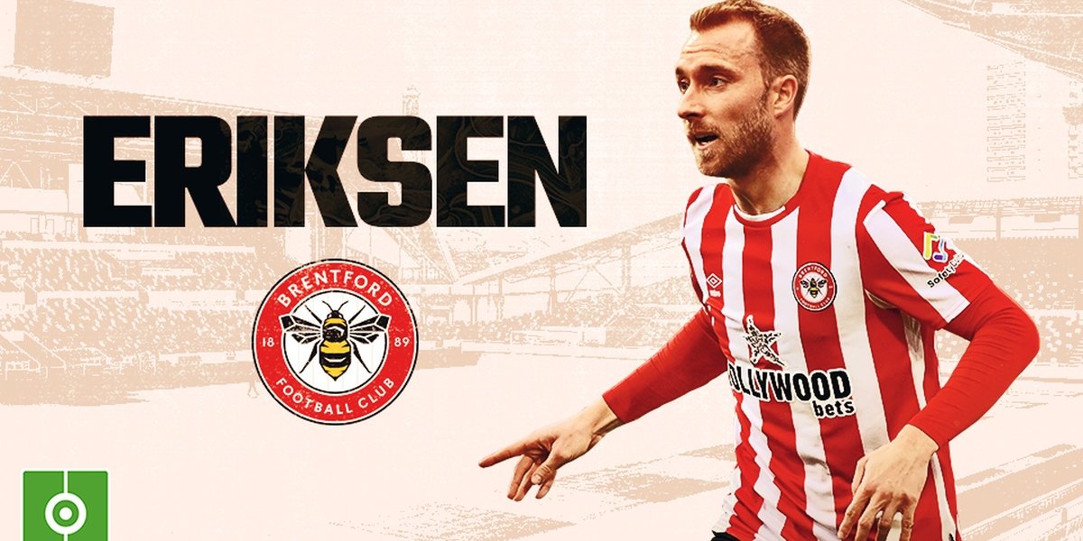 Eriksen é anunciado como novo reforço do Brentford e vai jogar a Premier League
