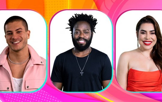 Naiara Azevedo, Arthur Aguiar e Douglas Silva formam 3° paredão do BBB