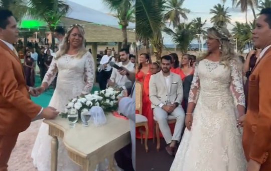 Casamento: Uziel Bueno oficializa matrimônio com Débora Santana