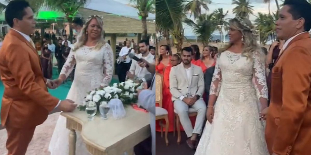 Casamento: Uziel Bueno oficializa matrimônio com Débora Santana  