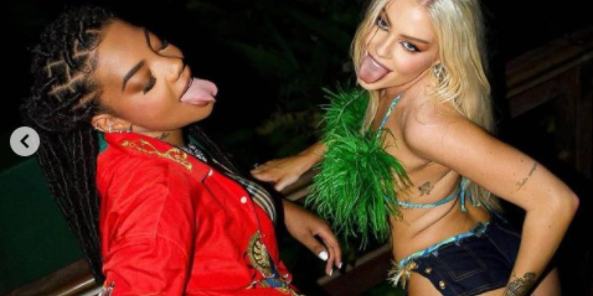 Ludmilla e Luísa Sonza curtem festa e dançam “socadona” no Rio