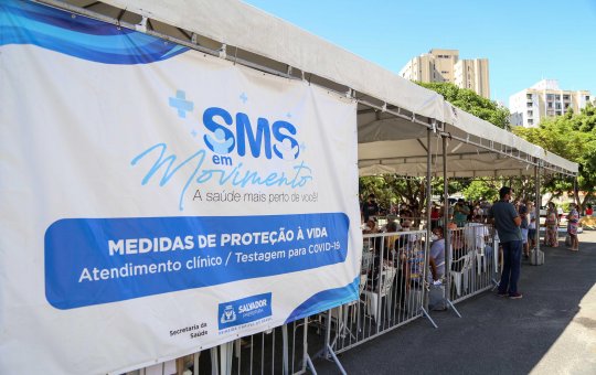 Pontos de testagem rápida em Pernambués e Pituba seguem até sexta (18)