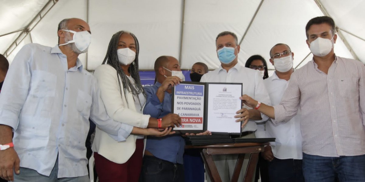 Rui Costa Rui anuncia ampliação de colégio estadual e outras obras em Terra Nova