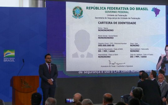 Governo lança carteira nacional de identidade com registro único