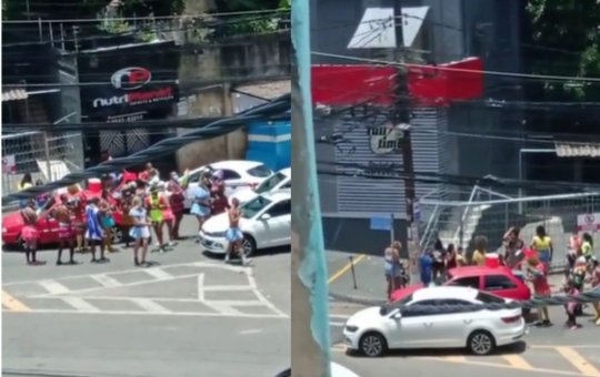 Polícia Militar interrompe desfile carnavalesco no bairro de Matatu de Brotas