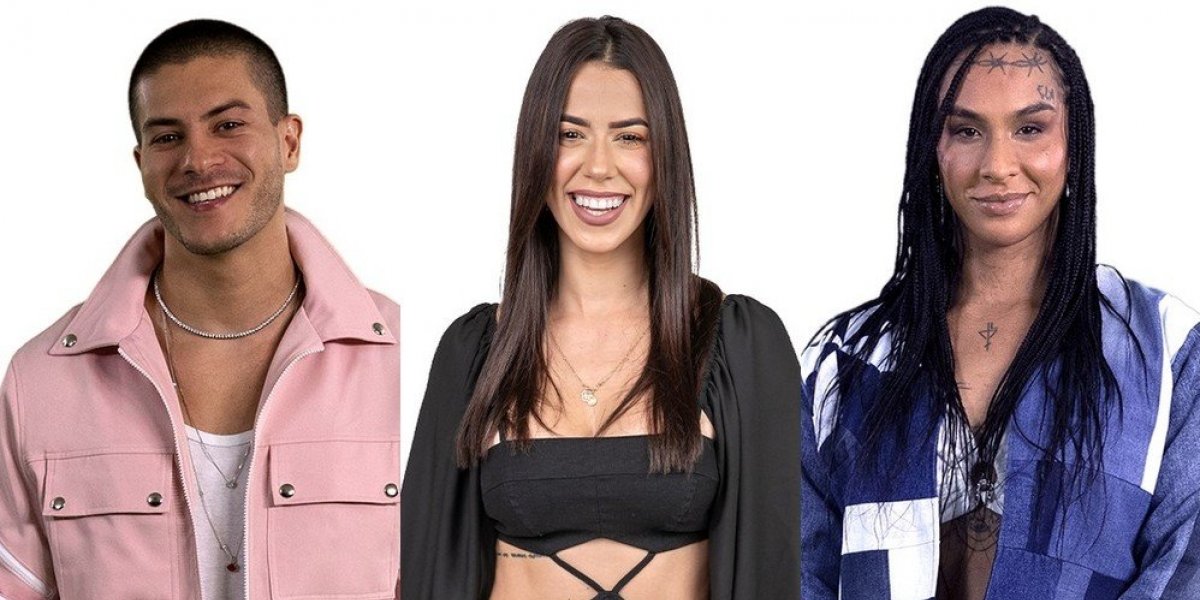 BBB 22: Linn, Arthur e Larissa formam sexto paredão