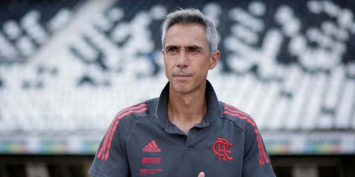 Técnico Paulo Sousa liga alerta no Flamengo e pede foco aos jogadores