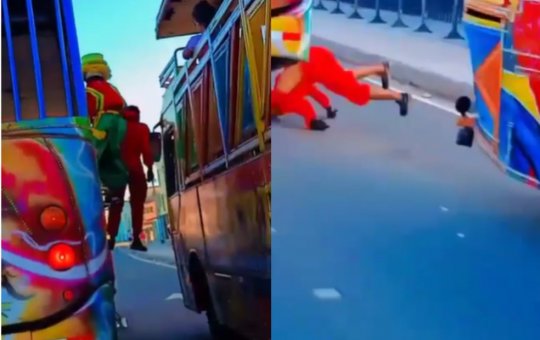  Após cair de 'carreta furacão', animador quebra o braço em Ilhéus