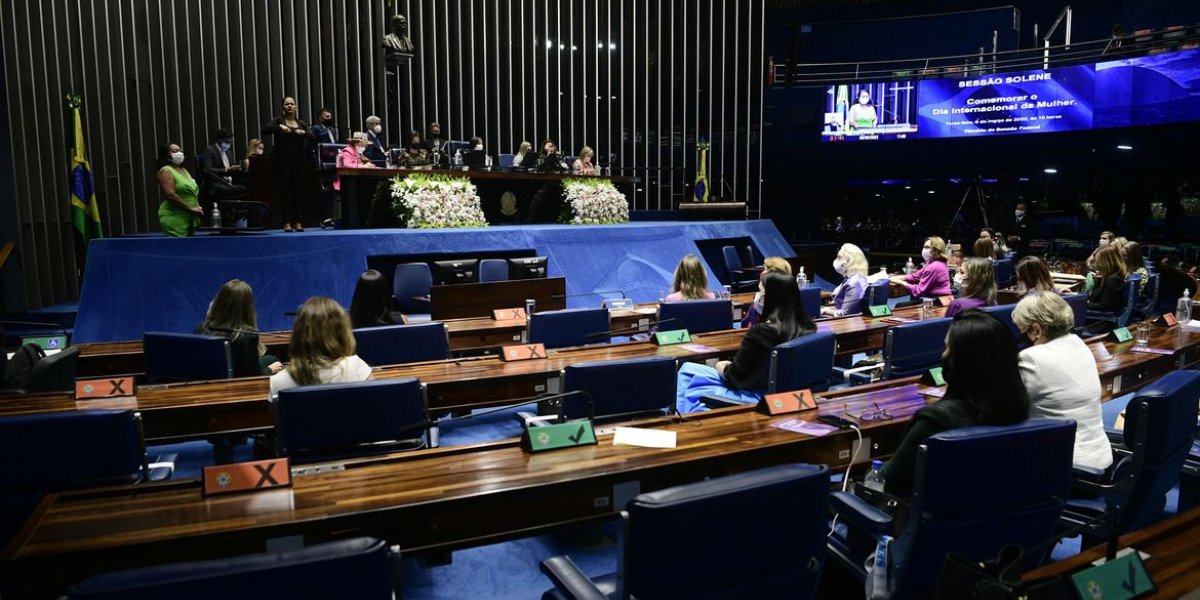 Repúdio à fala de deputado marca homenagens do Congresso às mulheres