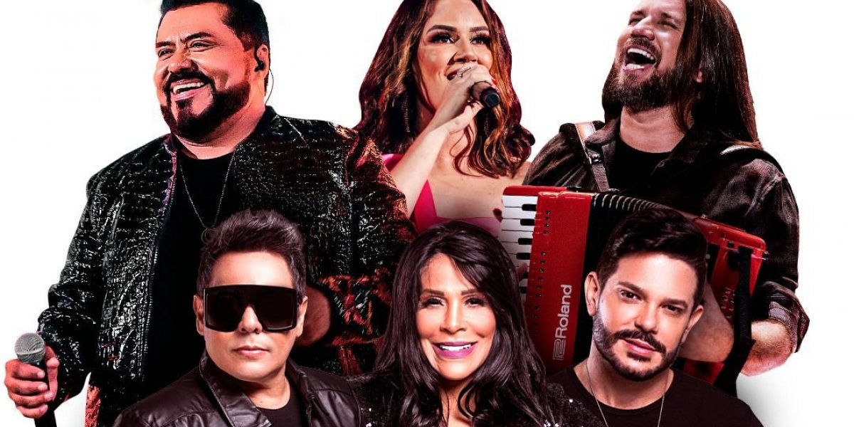 Calcinha Preta, Limão com Mel e Dorgival Dantas farão show em Salvador