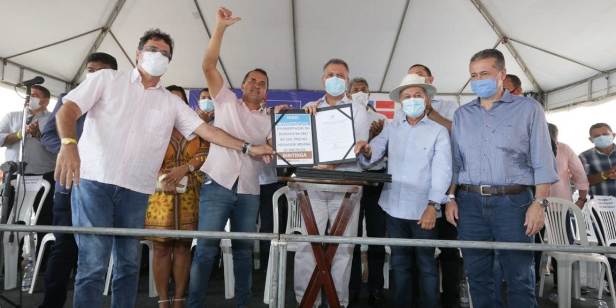 Rui Costa autoriza obras e ações em diversas áreas em Biritinga, na Bahia