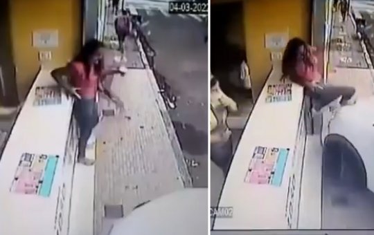 Mulher-gato: Estudante escapa de acidente grave e vídeo viraliza na web