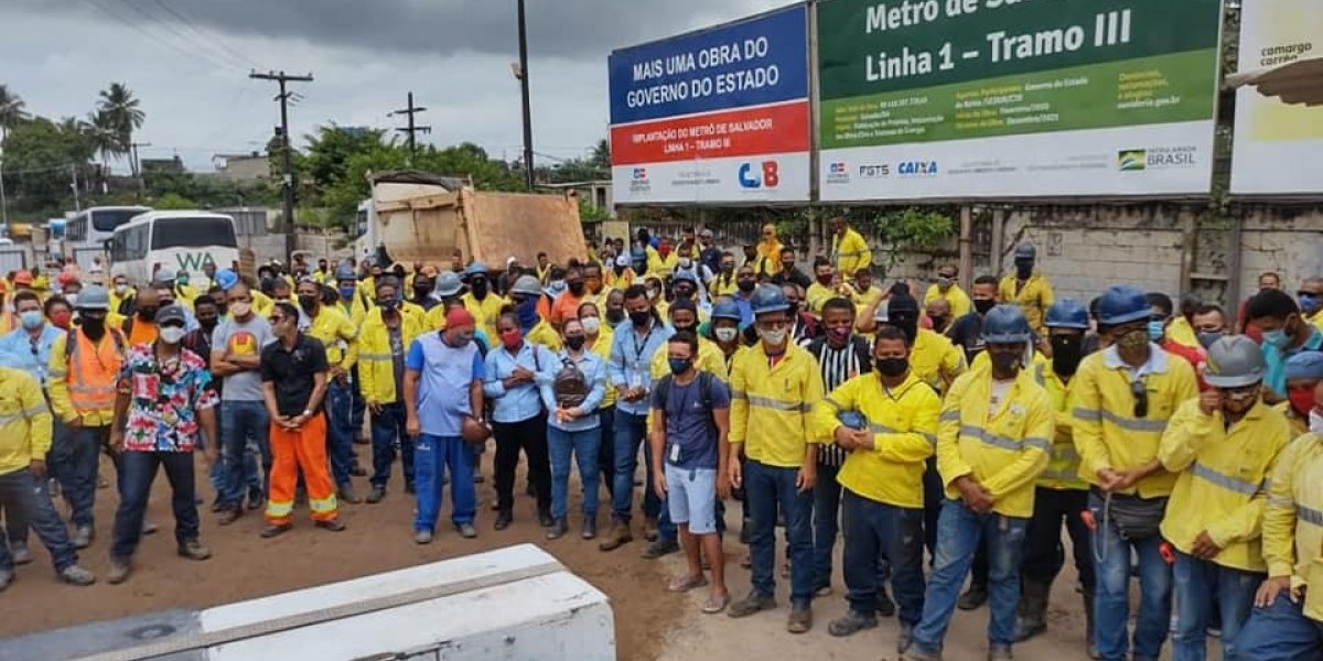 Trabalhadores da construção pesada lançam campanha salarial 2022