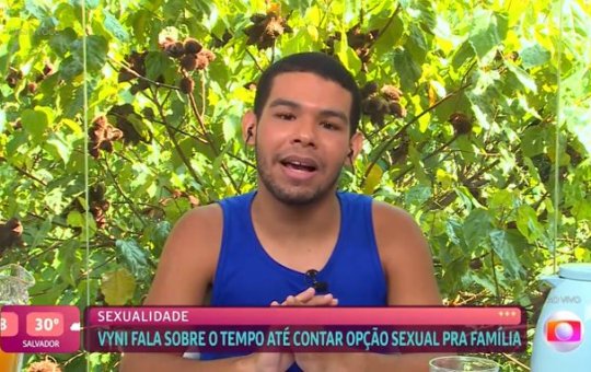 Globo é criticada ao usar termo ‘Opção sexual’ em entrevista de Vyni