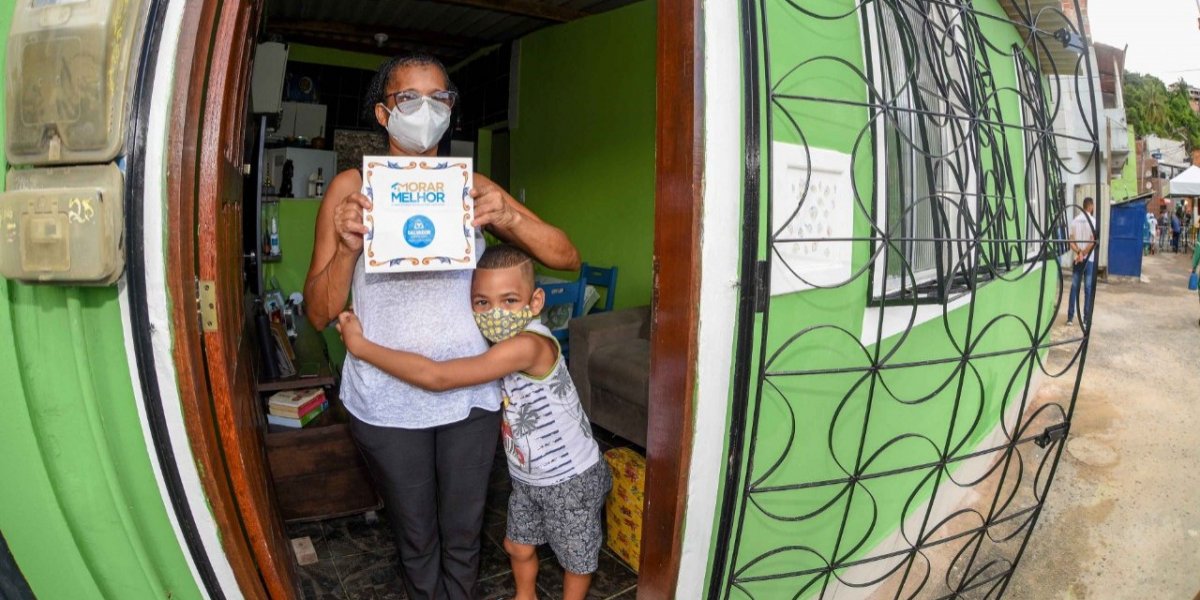 Prefeitura de Salvador reforma 200 imóveis em Campinas de Pirajá no Morar Melhor