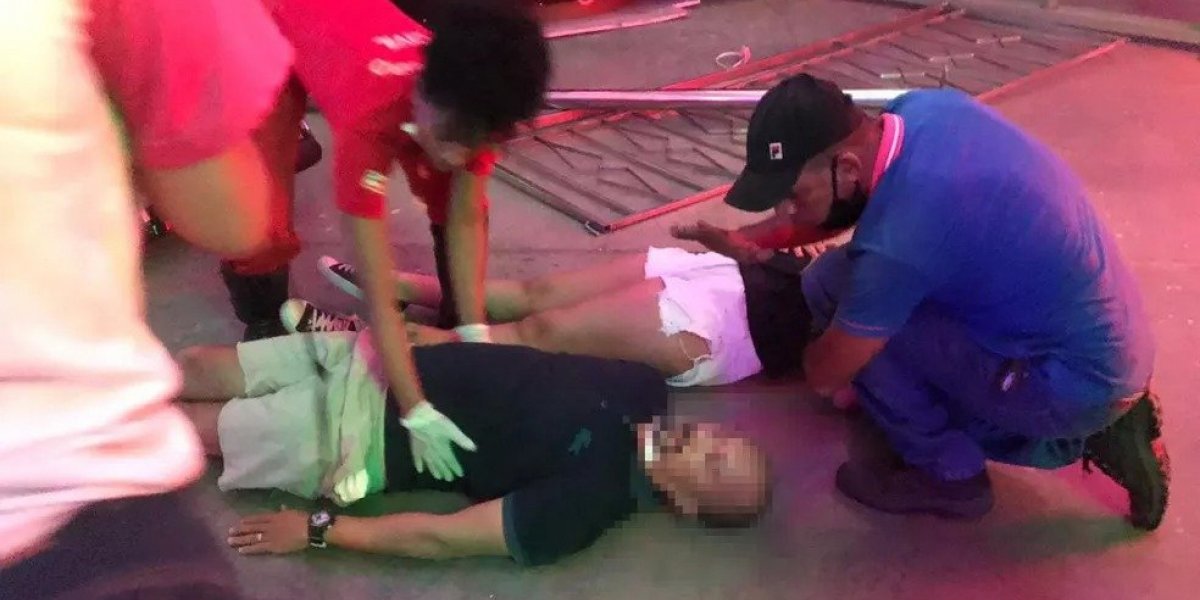 Homem arremessado de brinquedo em shopping de Lauro de Freitas deixa UTI