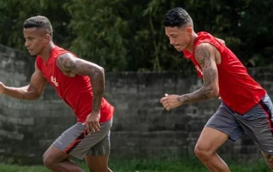 Vitória faz último treino antes de enfrentar o Glória pela Copa do Brasil