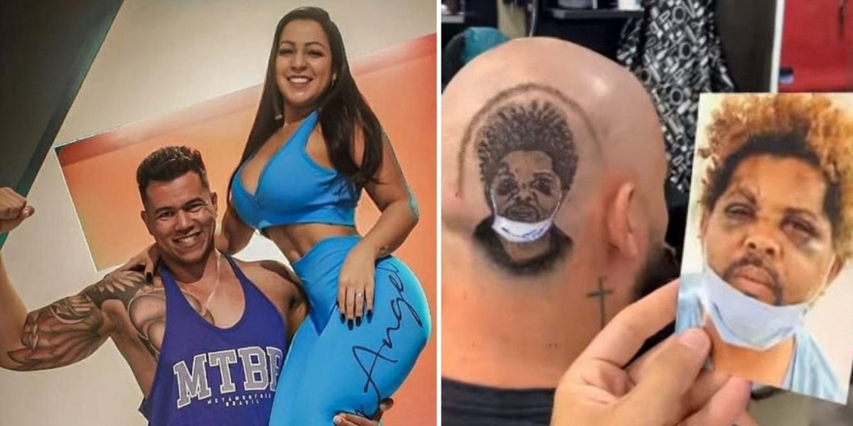 Morador de rua que transou com mulher de personal vira arte em corte de cabelo